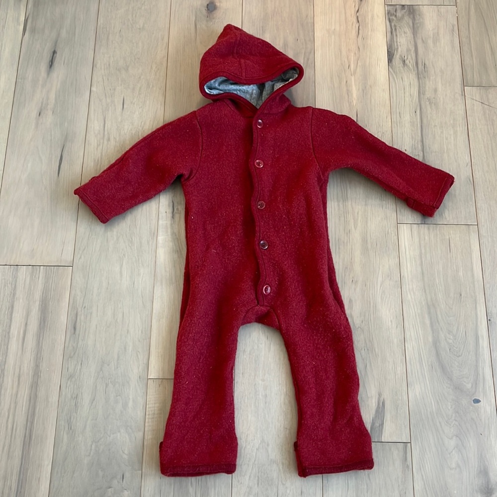 Disana boiled wool jumpsuit overall 12-24m